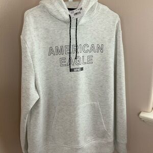 American Eagle Outfitters Light Gray Hoodie